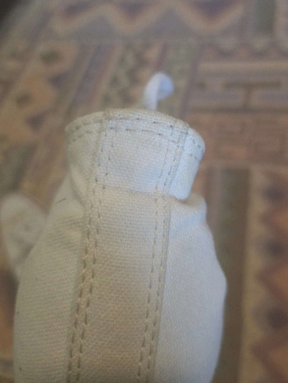 Converse White High Top Hidden Wedges Size 10